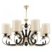 Подвесная люстра Arte Milano Florentia 302237/8 Bk/Gd