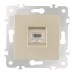 Розетка RJ45 Arte Milano 203.45-1.shampan