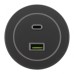 Трековая розетка Arte Milano Am-track-sockets-39 399732TS/USB-Type-C Silver