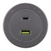 Трековая розетка Arte Milano Am-track-sockets-39 399731TS/USB-Type-C Grey