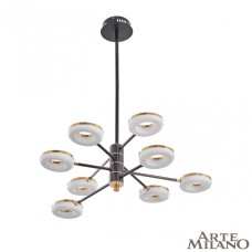 Люстра на штанге Arte Milano Ferrara 276699/8 BK/GD