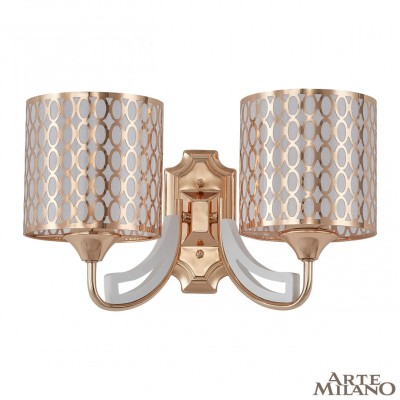 Бра Arte Milano Florentia-3387 303387/2W Wh/Gd
