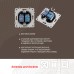 Розетка телефонная RJ11 + компьютерная RJ45 Arte Milano 202.44-1.shampan