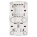 Блок с выключателями двухклавишными Arte Milano am-310 310.53-1.white