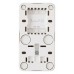 Блок с выключателями одноклавишными Arte Milano am-310 310.52-1.white