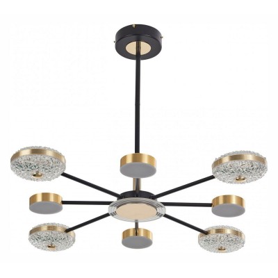 Люстра на штанге Arte Milano Ferrara-72069 272069/8 BK/GD