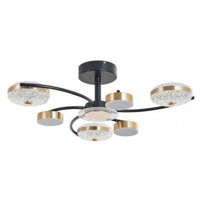 Люстра на штанге Arte Milano Ferrara-72069 279169/3+3 BK/GD