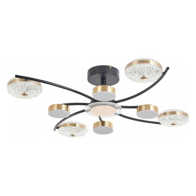 Люстра на штанге Arte Milano Ferrara-72069 279169/4+4 BK/GD