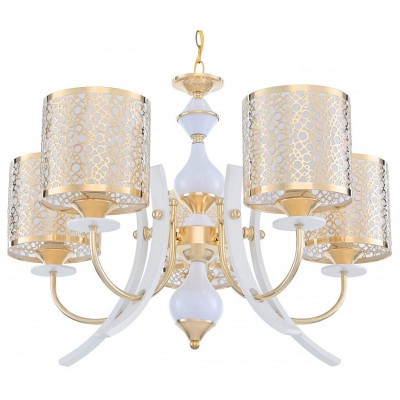 Подвесная люстра Arte Milano Florentia-6067 306067/5 Wh/Gd