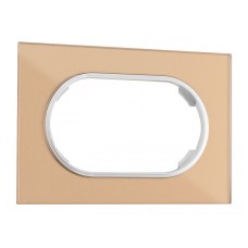 Рамка для двойной розетки Arte Milano am-502.01 502.01-double.shampan