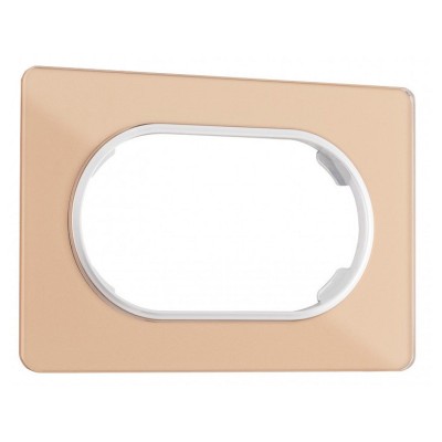 Рамка для двойной розетки Arte Milano am-502.13 502.13-double.shampan