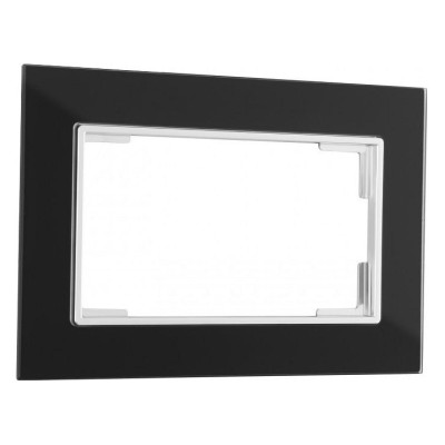 Рамка для двойной розетки Arte Milano am-503.02 503.02-double.black