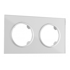 Рамка на 2 поста Arte Milano am-502.01 502.01-2.silver