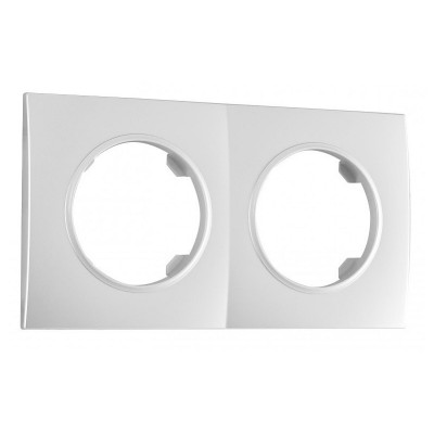 Рамка на 2 поста Arte Milano am-502.04 502.04-2.silver