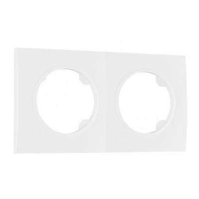 Рамка на 2 поста Arte Milano am-502.04 502.04-2.white