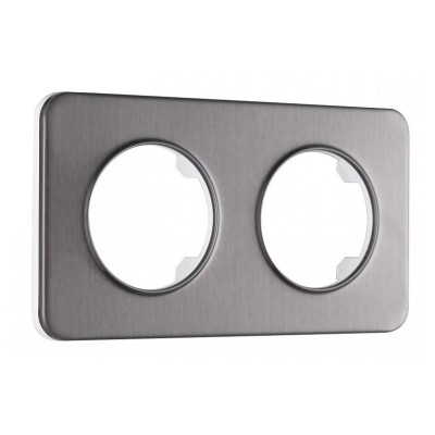 Рамка на 2 поста Arte Milano am-502.07 502.07-2.grey