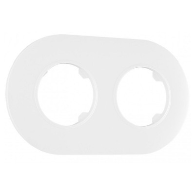 Рамка на 2 поста Arte Milano am-502.08 502.08-2.white