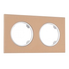 Рамка на 2 поста Arte Milano am-502.11 502.11-2.brown