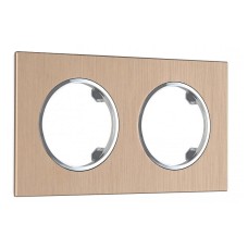 Рамка на 2 поста Arte Milano am-502.11 502.11-2.shampan
