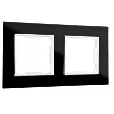 Рамка на 2 поста Arte Milano am-503.02 503.02-2.black