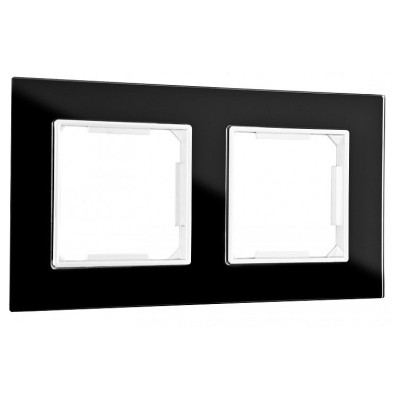 Рамка на 2 поста Arte Milano am-503.02 503.02-2.black