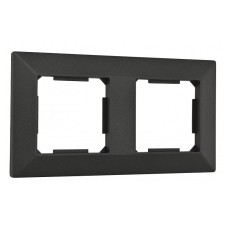 Рамка на 2 поста Arte Milano am-503.03 503.03-2.black