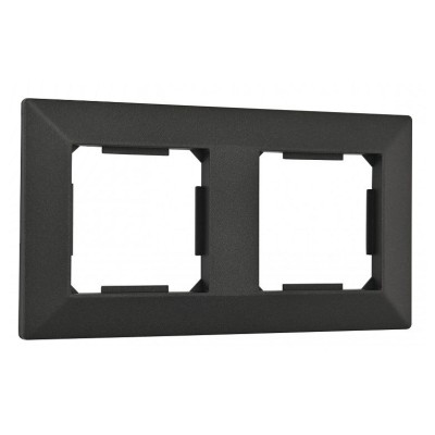Рамка на 2 поста Arte Milano am-503.03 503.03-2.black