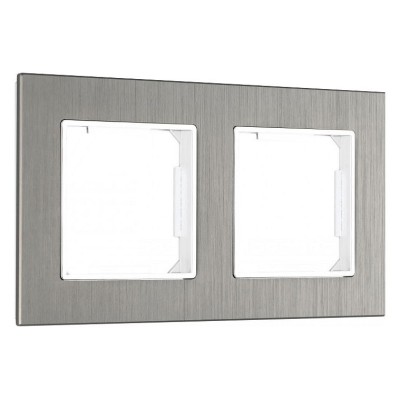 Рамка на 2 поста Arte Milano am-503.12 503.12-2.grey