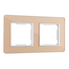 Рамка на 2 поста Arte Milano am-503.14 503.14-2.shampan