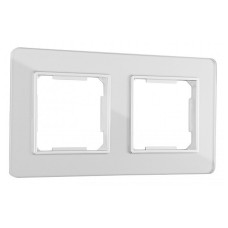 Рамка на 2 поста Arte Milano am-503.14 503.14-2.silver