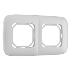 Рамка на 2 поста Arte Milano am-505.05 505.05-2.silver