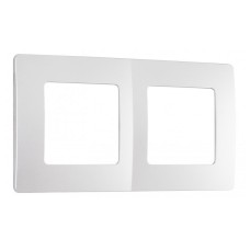 Рамка на 2 поста Arte Milano am-517.17 517.17-2.silver