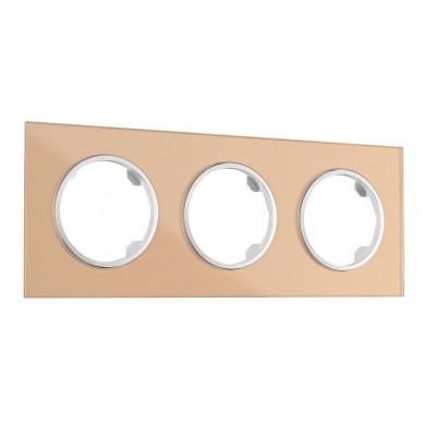 Рамка на 3 поста Arte Milano am-502.01 502.01-3.shampan