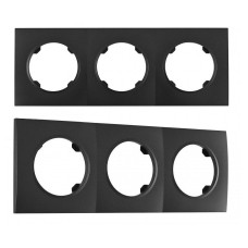 Рамка на 3 поста Arte Milano am-502.04 502.04-3.black