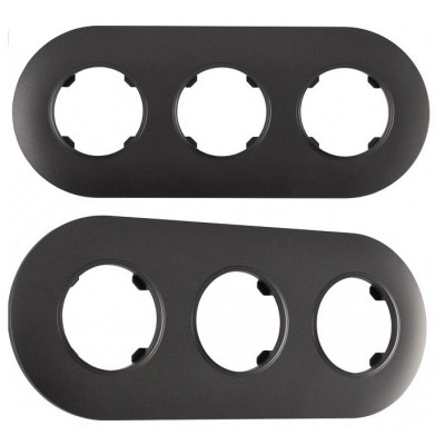 Рамка на 3 поста Arte Milano am-502.08 502.08-3.black