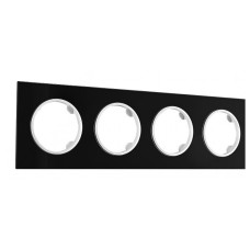 Рамка на 4 поста Arte Milano am-502.01 502.01-4.black