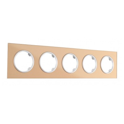 Рамка на 5 постов Arte Milano am-502.01 502.01-5.shampan
