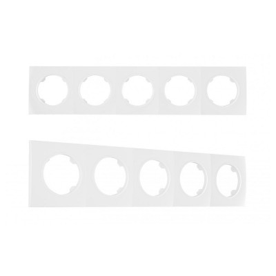 Рамка на 5 постов Arte Milano am-502.04 502.04-5.white