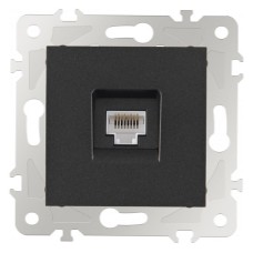 Розетка Ethernet RJ-45 без рамки Arte Milano am-203 203.45-1.black