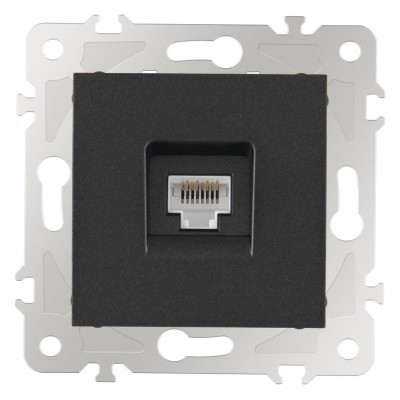 Розетка Ethernet RJ-45 без рамки Arte Milano am-203 203.45-1.black