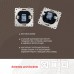 Розетка Ethernet RJ-45 без рамки Arte Milano am-203 203.45-1.black