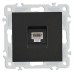 Розетка Ethernet RJ-45 без рамки Arte Milano am-206 206.45-1.black
