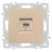 Розетка Ethernet RJ-45 без рамки Arte Milano am-206 206.45-1.shampan