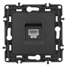 Розетка Ethernet RJ-45 без рамки Arte Milano am-217 217.45-1.black