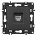 Розетка Ethernet RJ-45 без рамки Arte Milano am-217 217.45-1.black