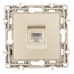 Розетка Ethernet RJ-45 без рамки Arte Milano am-217 217.45-1.shampan