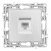 Розетка Ethernet RJ-45 без рамки Arte Milano am-217 217.45-1.silver