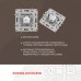 Розетка Ethernet RJ-45 без рамки Arte Milano am-217 217.45-1.silver