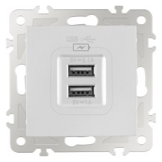 Розетка USB, без рамки Arte Milano am-206 206.46-1.silver