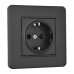 Розетка с заземлением и со шторкой Arte Milano SET16-1 SET16-1-40-1 black Розетка с заземлением и со шторкой Arte Milano SET16-1 SET16-1-40-1 black
